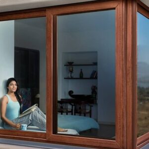 UPVC Window With Toughened Glass