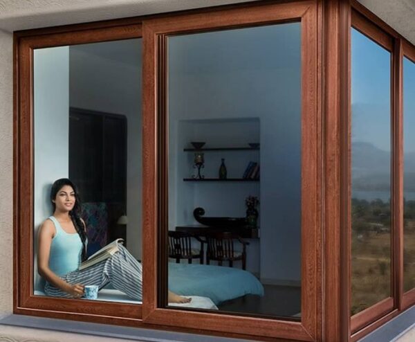 UPVC Window With Toughened Glass